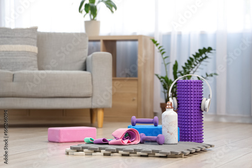 Home workout equipment with...