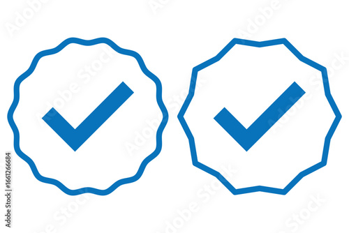 checkmark icon color editable on white background. checkmark icons for approval and verification. Correct vote choise isolated symbol vector illustration.