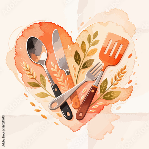 Heartwarming Kitchen Tools in Autumnal Embrace