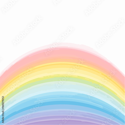 A smooth rippled background in rainbow tones, softly blending for a gentle, flowing atmosphere in any project.