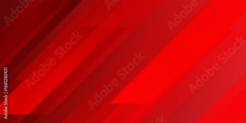 Abstract red diagonal geometric shape background with shiny lines. Modern rounded lines design elements. Suit for poster, banner, brochure, corporate, presentation, website, flyer. EPS 10