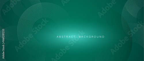 Abstract green background with circular wave patterns and glowing gradient, stylish and modern design for presentations, web templates, and branding projects.