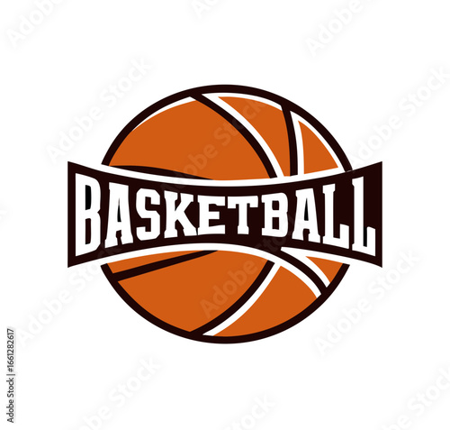 Basketball championship logo, Modern professional basketball logo design.
