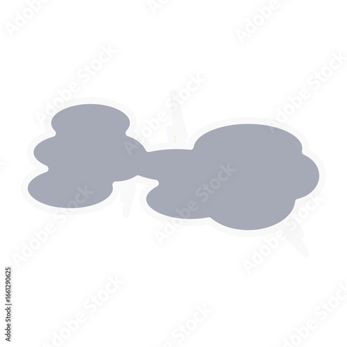 Stormy cloud with thunderstorm
