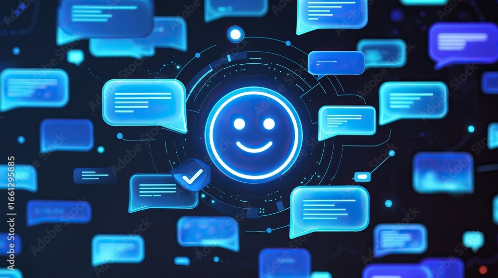 Fototapeta premium Artificial Intelligence in Dialogue and Networked Interaction