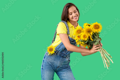 Beautiful young happy woman...