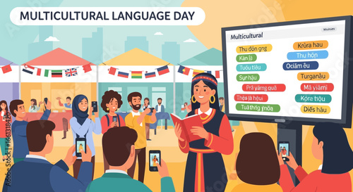 Multicultural Language Day Celebration: A Vibrant Gathering of Diverse Cultures