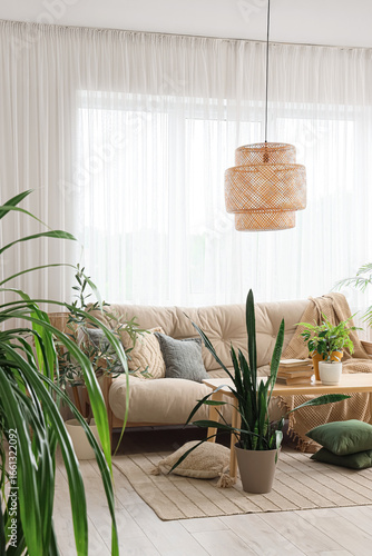 Interior of light living ro...