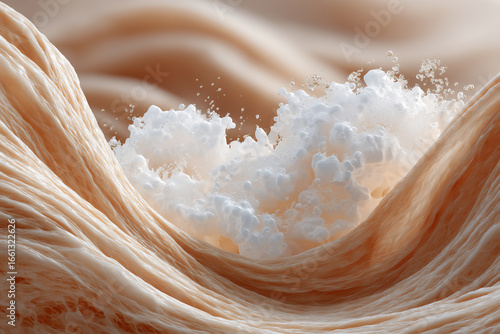 Natural musk resin texture perfume ingredient.