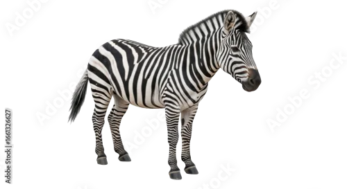 Fototapeta samoprzylepna Isolated Zebra