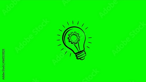 Creative idea and innovation concept