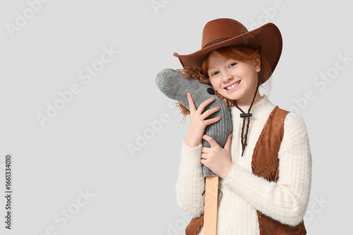 Cute happy teenage girl in ...