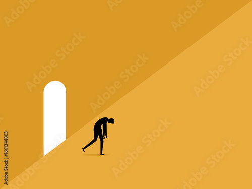 businessman is sad because he lost his job