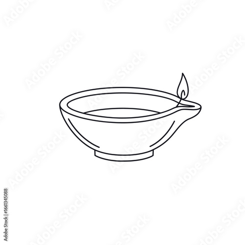 bowl on white background