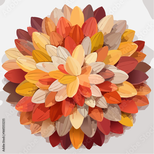 A glowing chrysanthemum bursts in warm tones, with expert color grading and radial petal flow filling the frame.