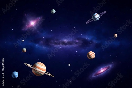 alien planet in space