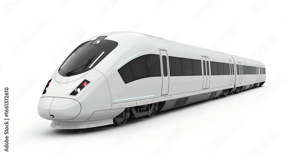 Naklejka premium futuristic passenger train