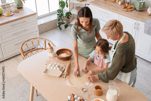 Three generations of women ...
