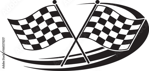 Checkered Flags Victory, Racing, Competition, Speed, Finish Line