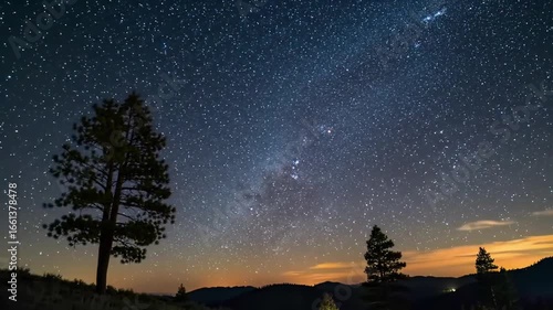 night sky with stars