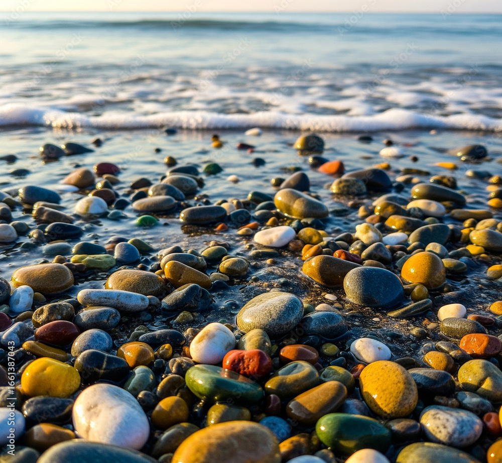 Obraz premium pebbles on the beach