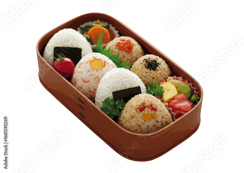 栄養に配慮した日本のお弁当