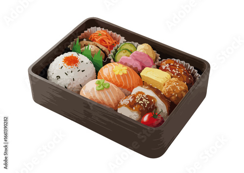 栄養に配慮した日本のお弁当