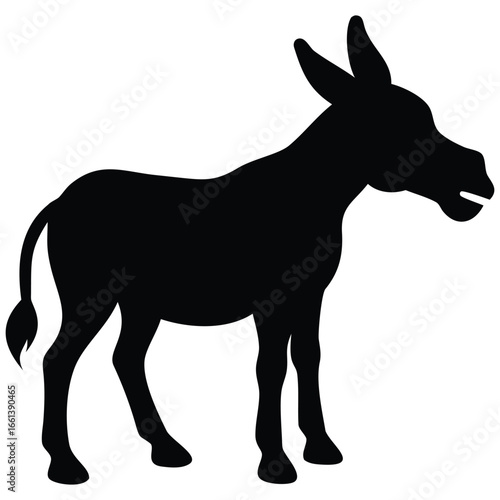 Donkey silhouette