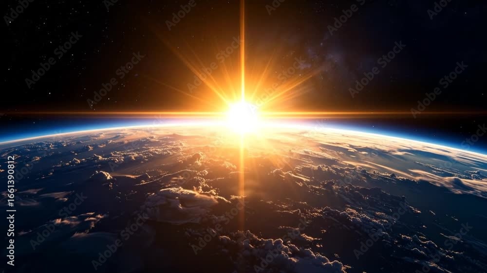 Earth sunrise from space Earth sunrise from space