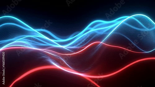 Wallpaper Mural Animated 3D Flowing Ribbons Pack – Abstract Futuristic Motion Backgrounds, animation resource, glowing wallpaper, animated stock background, creative intro background, moving gradient Torontodigital.ca