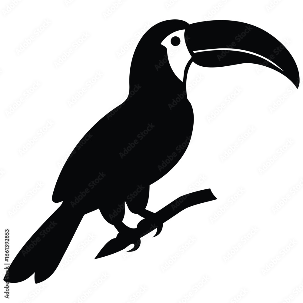 Fototapeta premium toucan bird on a branch