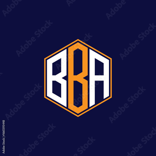 Modern Hexagon Monogram Logo Design – Geometric Lettermark Vector Template