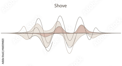Dynamic frequency waves in pastel colors create a modern abstract music visualizer background design element