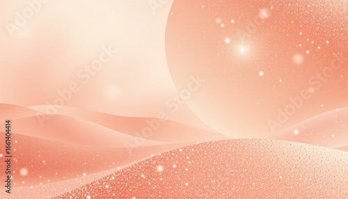 golden blush theme with light cream with rose gold, subtle vertical shimmer, glittering particles, panoramic shimmering gradient, bright and sophisticated