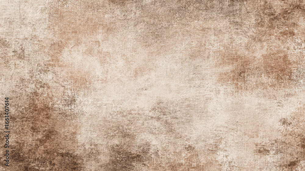 Obraz premium Vintage Beige Grunge Texture with Canvas and Worn Effect