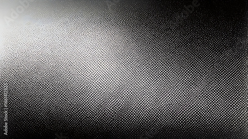 Abstract Monochrome Metallic Grid Texture with Halftone Gradient Background ai