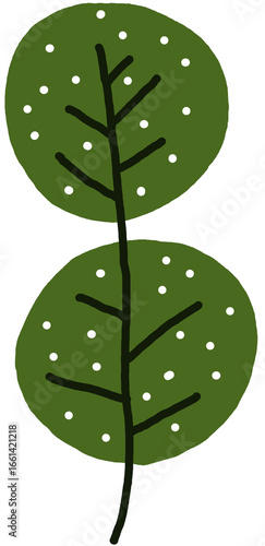 organic shape, abstract plant, doodle art, whimsical design, stylized leaf, natural motif, modern illustration, digital drawing, artistic rendering, unique form, playful graphic, simple style, decorat