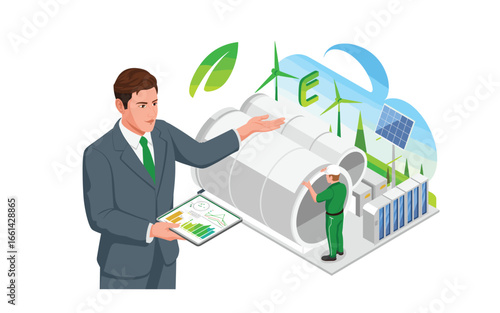 Sustainable Energy Solutions: A Vision for a Greener Future, Highlighting Innovation, Efficiency, and Environmental Responsibility for Business and Industry Growth