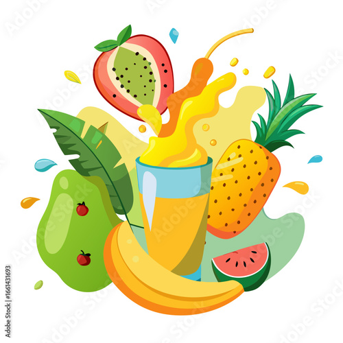 fruit and juice