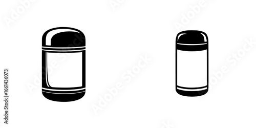 Containers for storing food items displayed side by side in a modern kitchen setting during daytime
