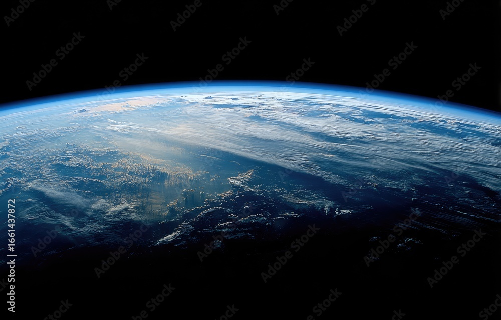 Obraz premium Earth from space, a breathtaking view of our planet