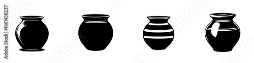 Various pottery shapes and designs displayed on a neutral background showcasing craftsmanship and artistic styles