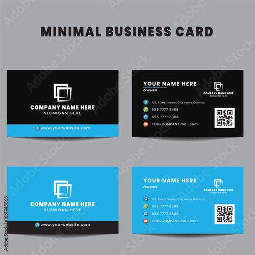 minimal business card