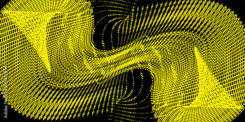 yellow black brush wrap car sticker pattern abstract banner sporty lines black yellow color combination grunge brush pattern racing motorsport design.