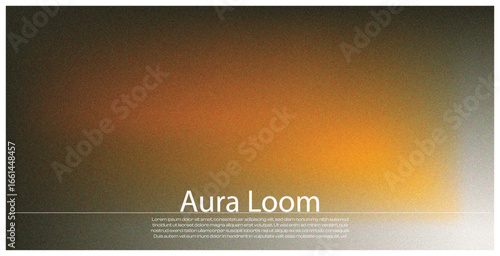 Dark and Moody Gradient Background with an Orange and Gold Aura Loom.

