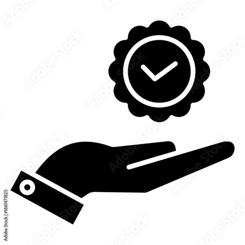 Assurance Glyph Icon