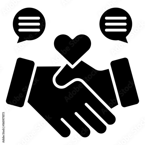 Relationship Glyph Icon