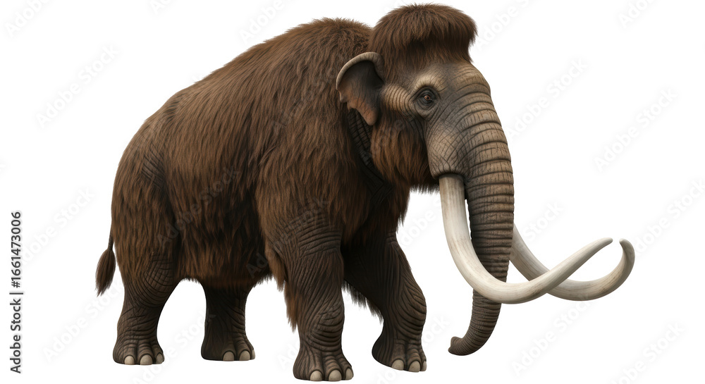Obraz premium Isolated Woolly Mammoth