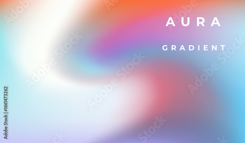 Vibrant vector illustration in a modern gradient style. Features a smooth blend of pastel hues forming a soft background.