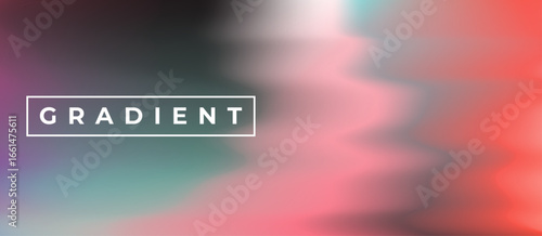 Vibrant vector illustration in a modern gradient style. Features a smooth blend of green, pink, and purple hues forming a soft background.